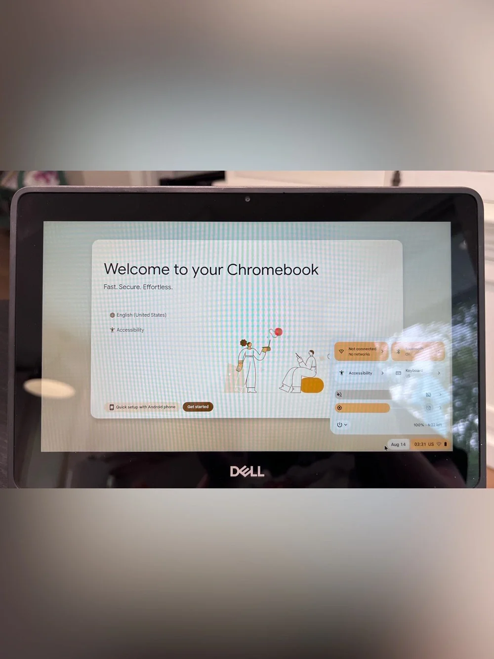 Renewed Dell Chromebook 11 3100 2-in-1 Touchscreen Laptop w/ Japanese Keyboard
